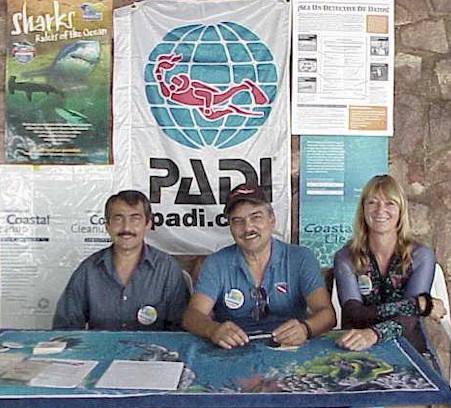 Press conference announcing formation of BUCEAA and beach cleanups