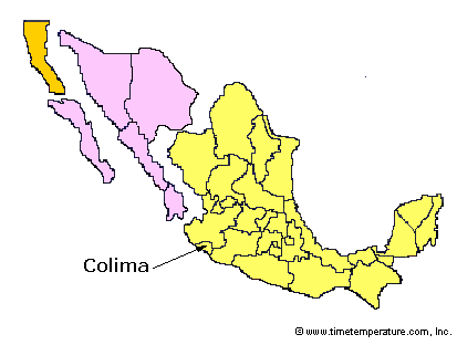 Colima time zone