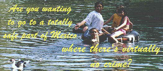 Children playing in the lagoon near Manzanillo